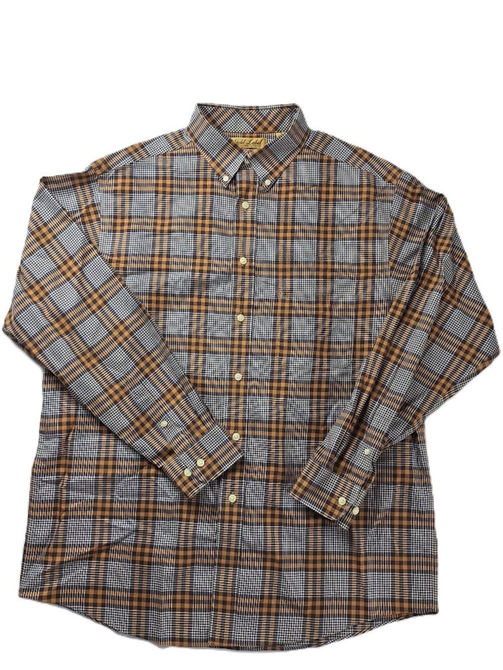 Gold Label Roundtree & York non-iron perfect performance Lg shirt